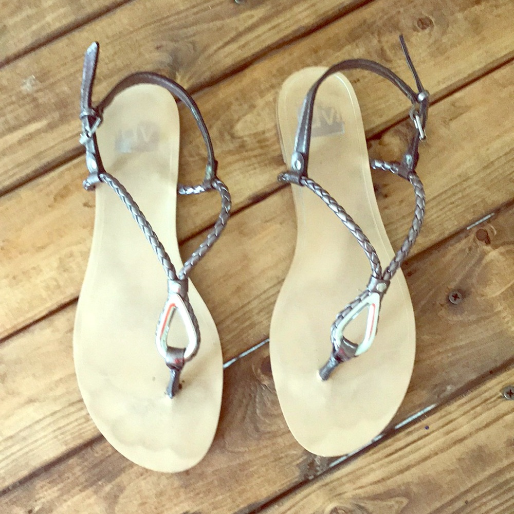 DV silver sandals